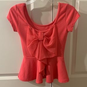 Charlotte Russe Peplum Top